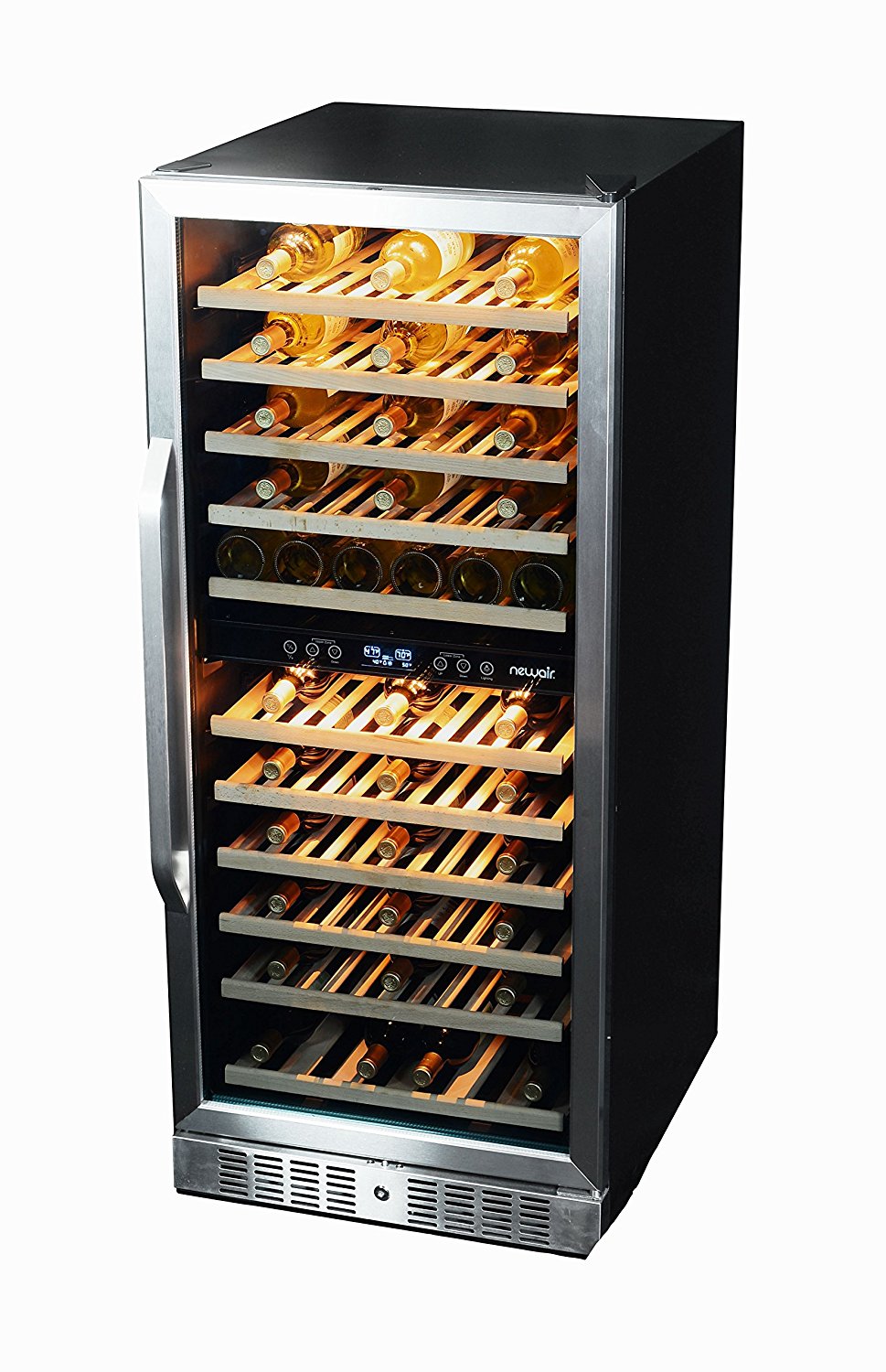 NewAir AWR1160DB Premier Gold Series 116 Bottle BuiltIn WIne Cooler