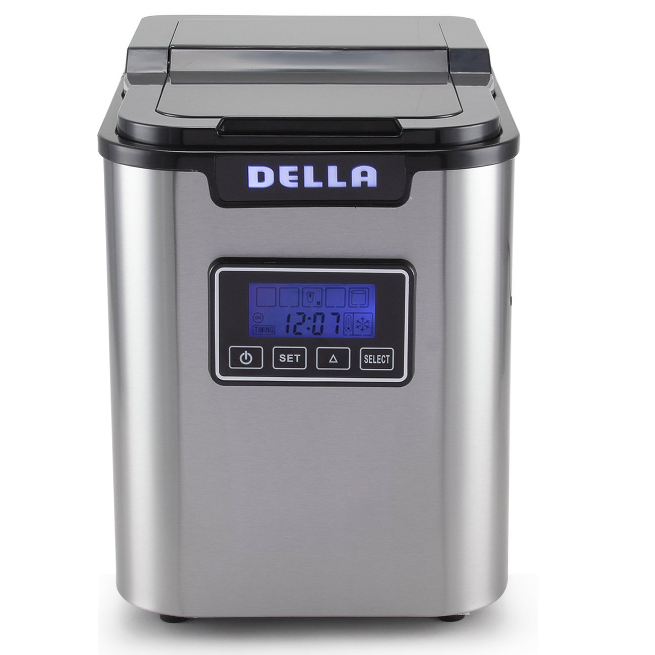 Della Electric Ice Maker Machine Express 26lbs/ Day with LCD Display