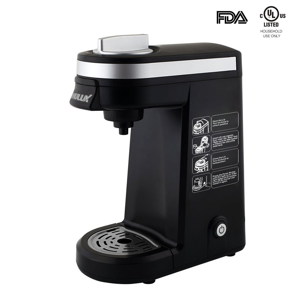 CHULUX Single Serve Kcup Coffee Maker, Black N12 free image download