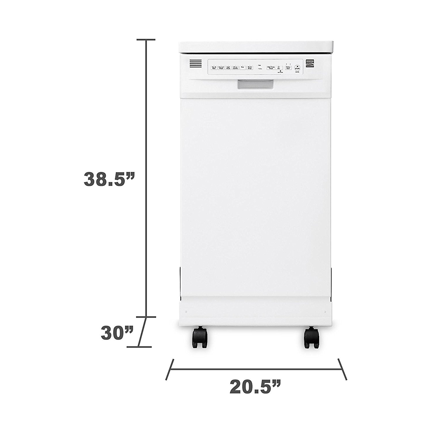 Kenmore 14652 18" Portable Dishwasher White (NEW MODEL) N2 free image