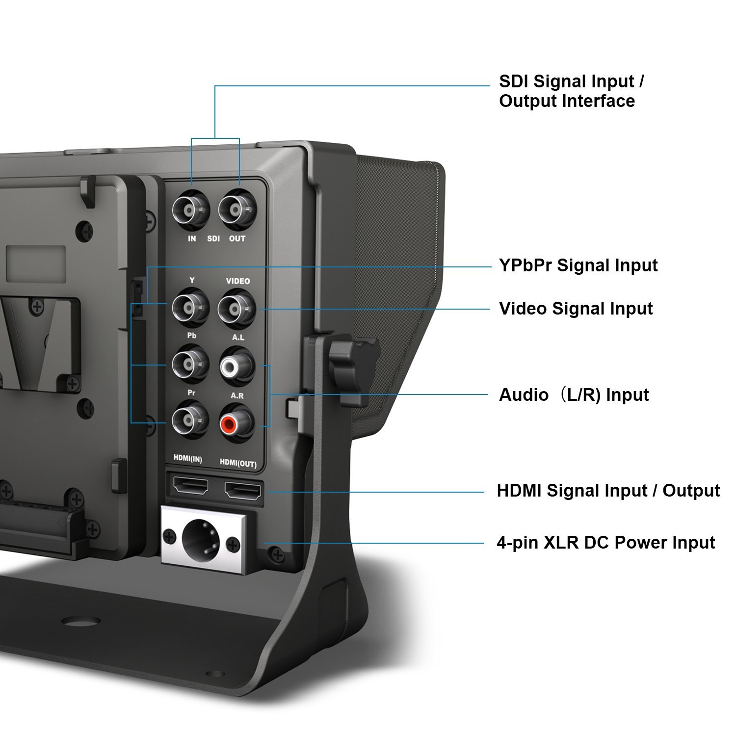 LILLIPUT Latest version 663/S2 7" IPS 3GSDI HDMI In Out HD Peaking