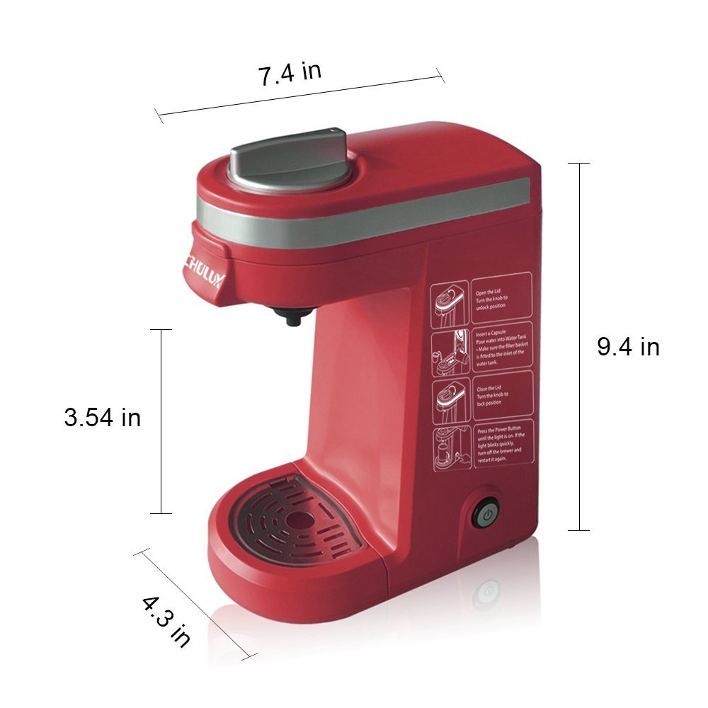 CHULUX Single Serve Kcup Coffee Maker, Black N24 free image download