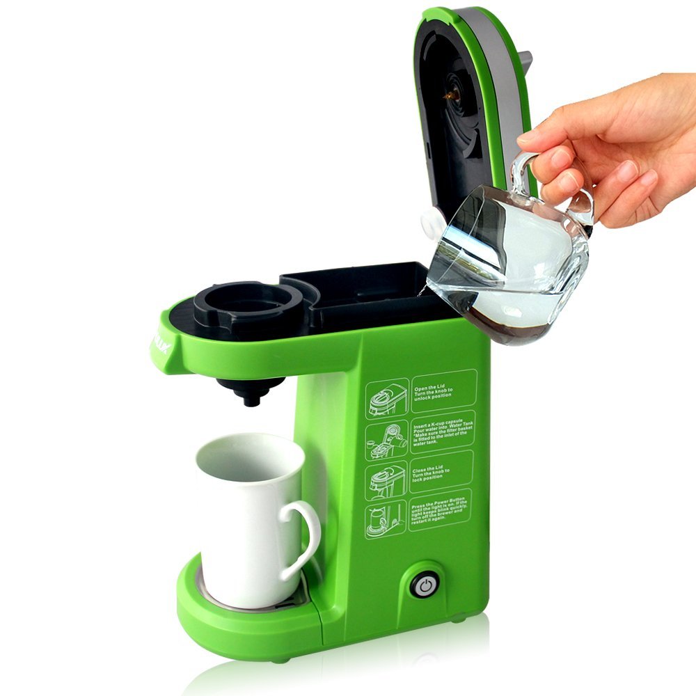 CHULUX Single Serve Kcup Coffee Maker, Black N26 free image download