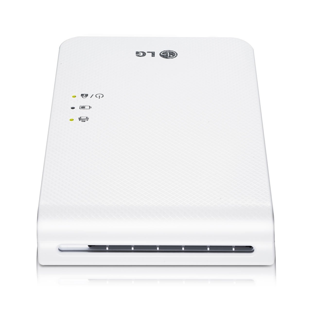 New LG Portable Mobile Pocket Photo PD241T Printer [White] (Followup