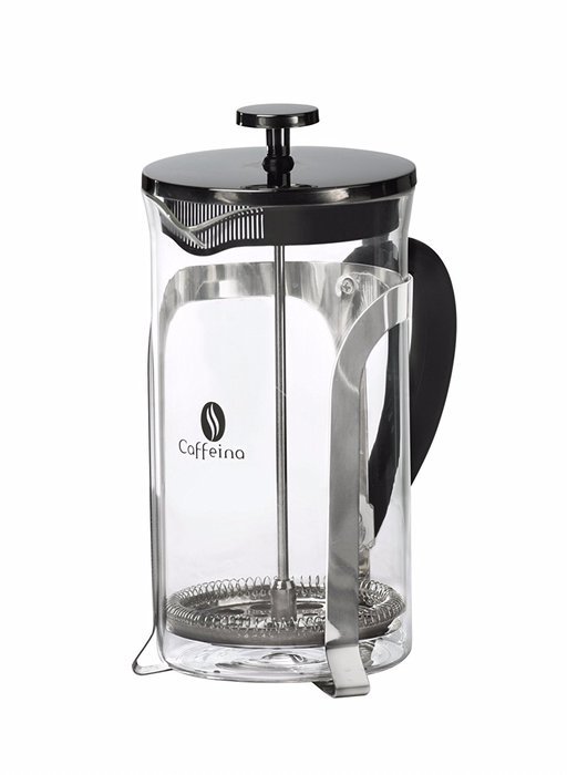 Caffeina French Press with Broad Grip Handle for Easy Pouring Makes