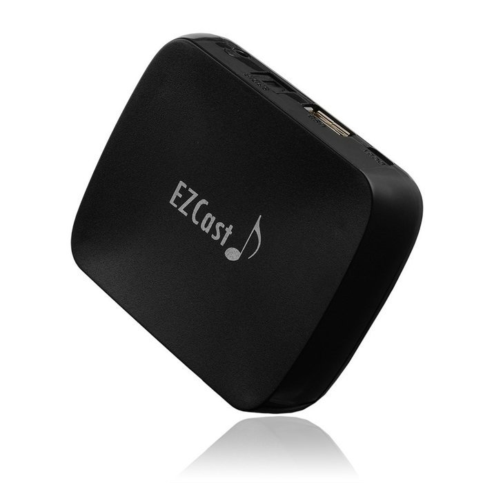 AGPtEK EZMusic WiFi Audio Music Streamer Wireless Stereo Receiver Adapter Airplay DLNA Qplay