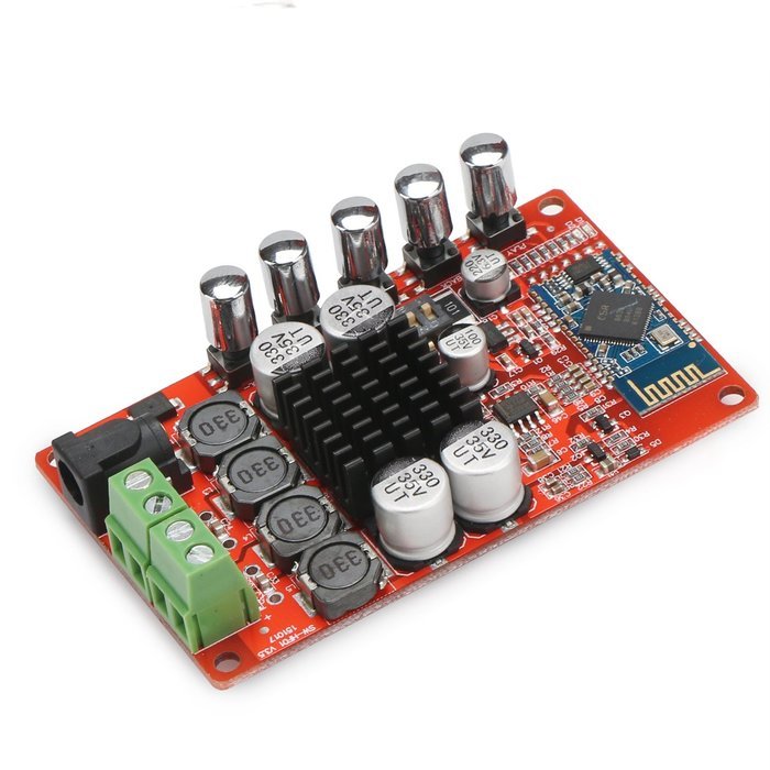 DROK Bluetooth 4.0 Stereo Amplifier, 25W×2 Digital Signal Amplifier