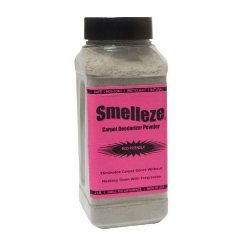 SMELLEZE Natural Carpet Odor Removal Deodorizer 2 lb. Powder Removes