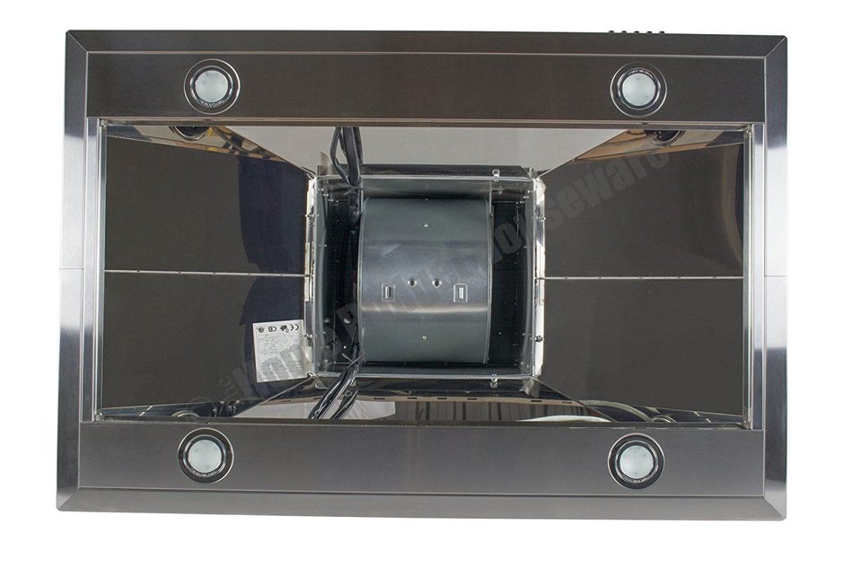 Blue Ocean 36" RH02I Stainless Steel Island Mount Kitchen Range Hood N2