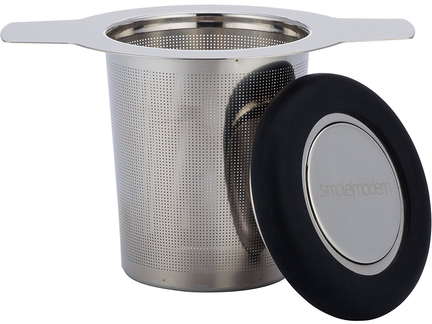 Simple Modern Tea Infuser 304 Stainless Steel ExtraFine BrewinMug Tea Strainer with Silicone