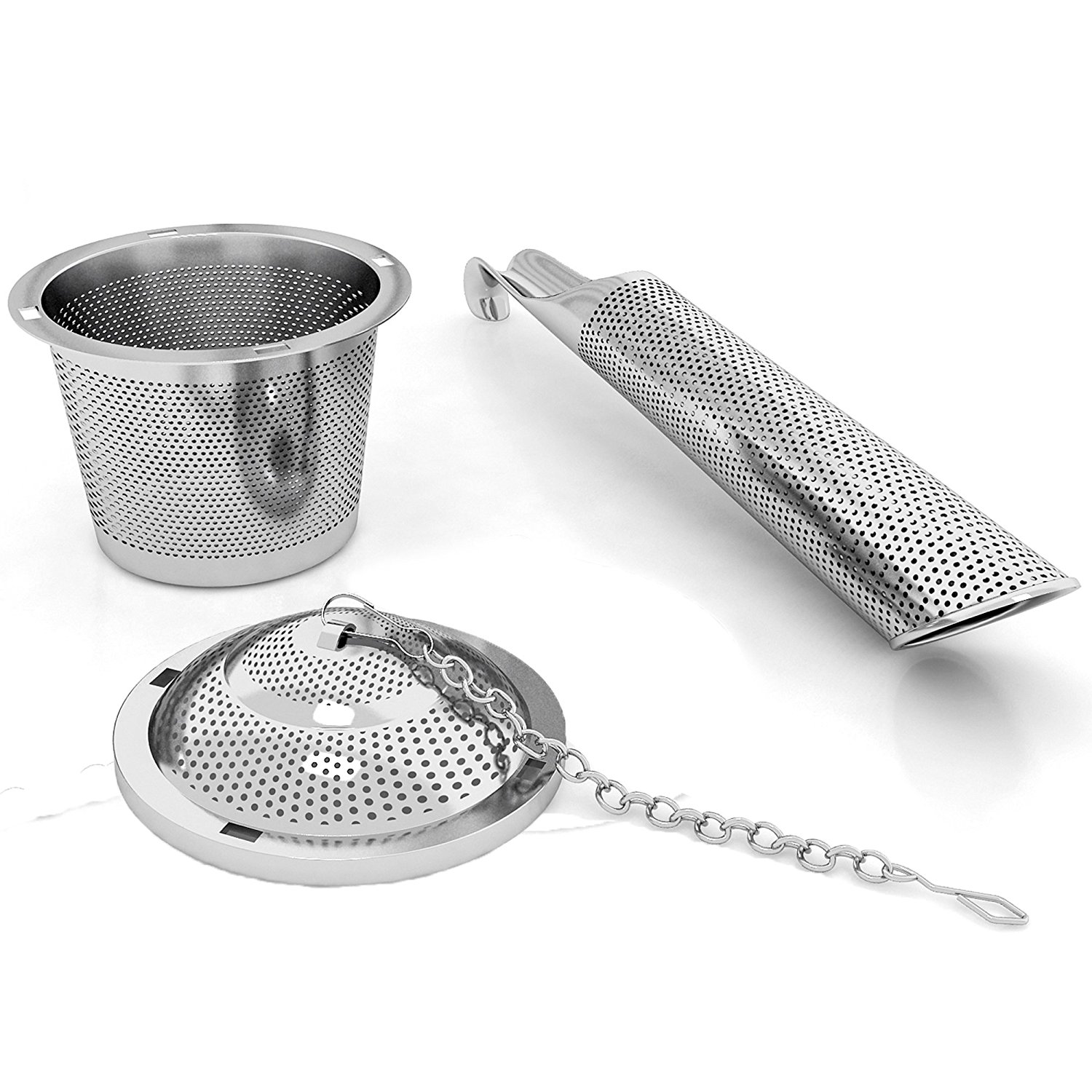Luxury Tea Infuser & FREE Tea Stick Set by Zamzia Ideal for Loose