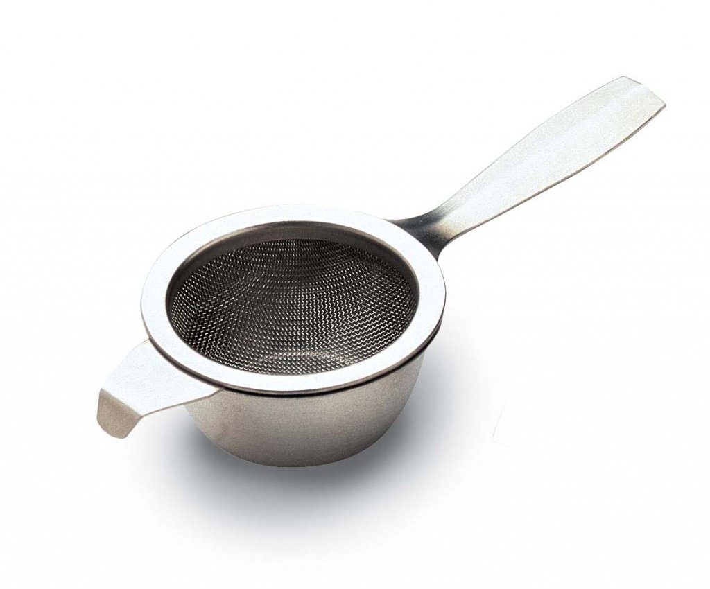 Stainless Steel Tea Strainer & Drip Bowl free image download