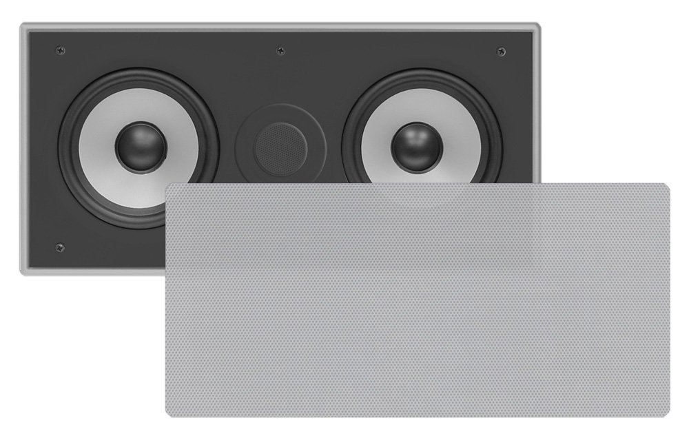 Pyle PDIWCS56SL InWall / InCeiling Dual 5.25" Center Channel Sound