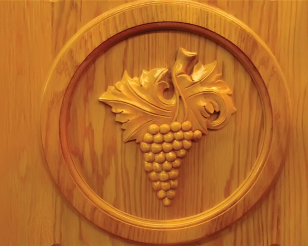 Concord 700Model White Oak Wine with 2 Glass Doors by Vinotemp