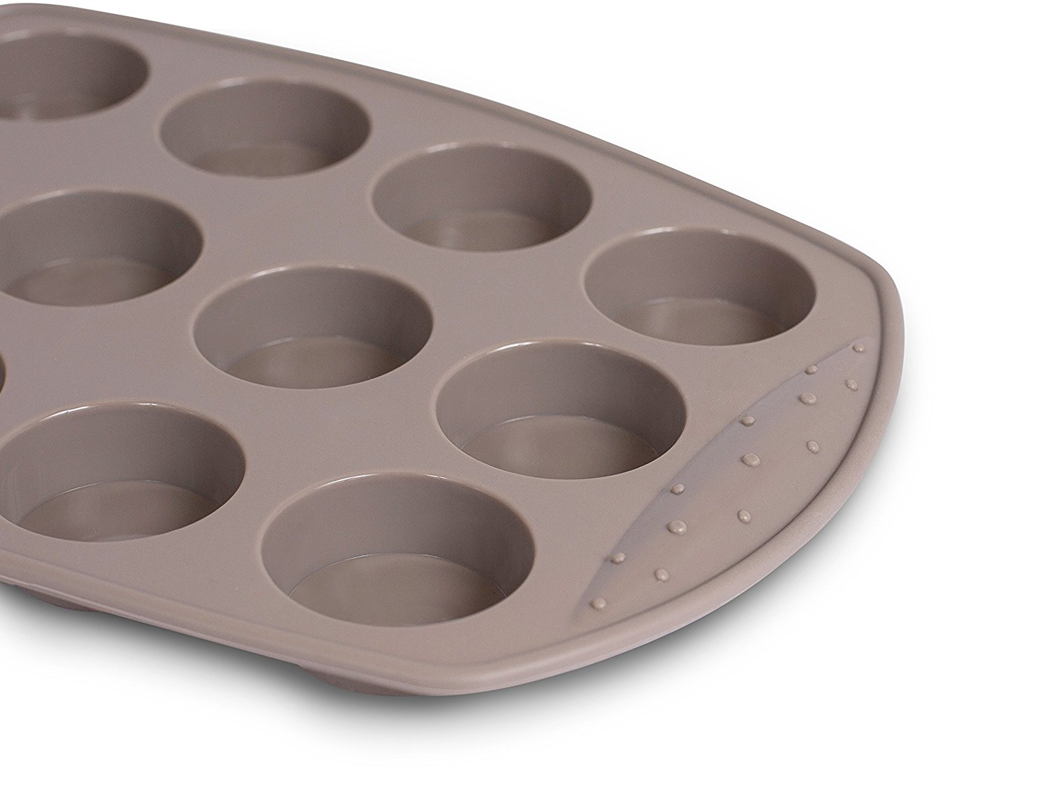 Best Silicone Muffin Pan 12 Cup Cupcake Tray Cake