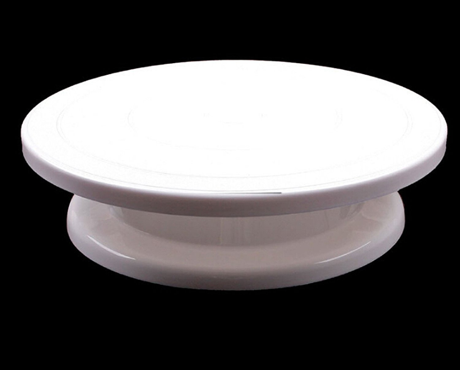 White Cake Turntable, Revolving Cake Decorating Stand, Cake Swivel