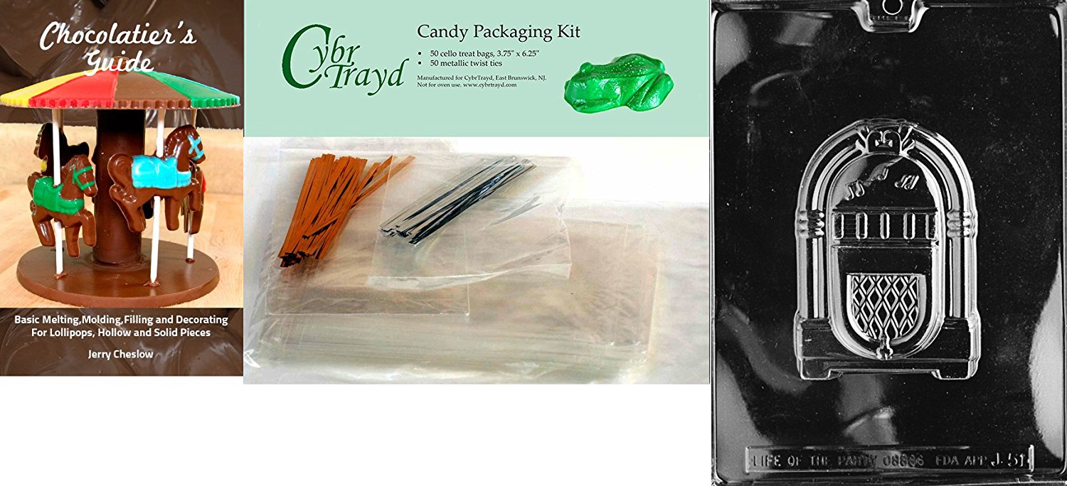 Cybrtrayd J051 Juke Box Jobs Chocolate Candy Mold free image download