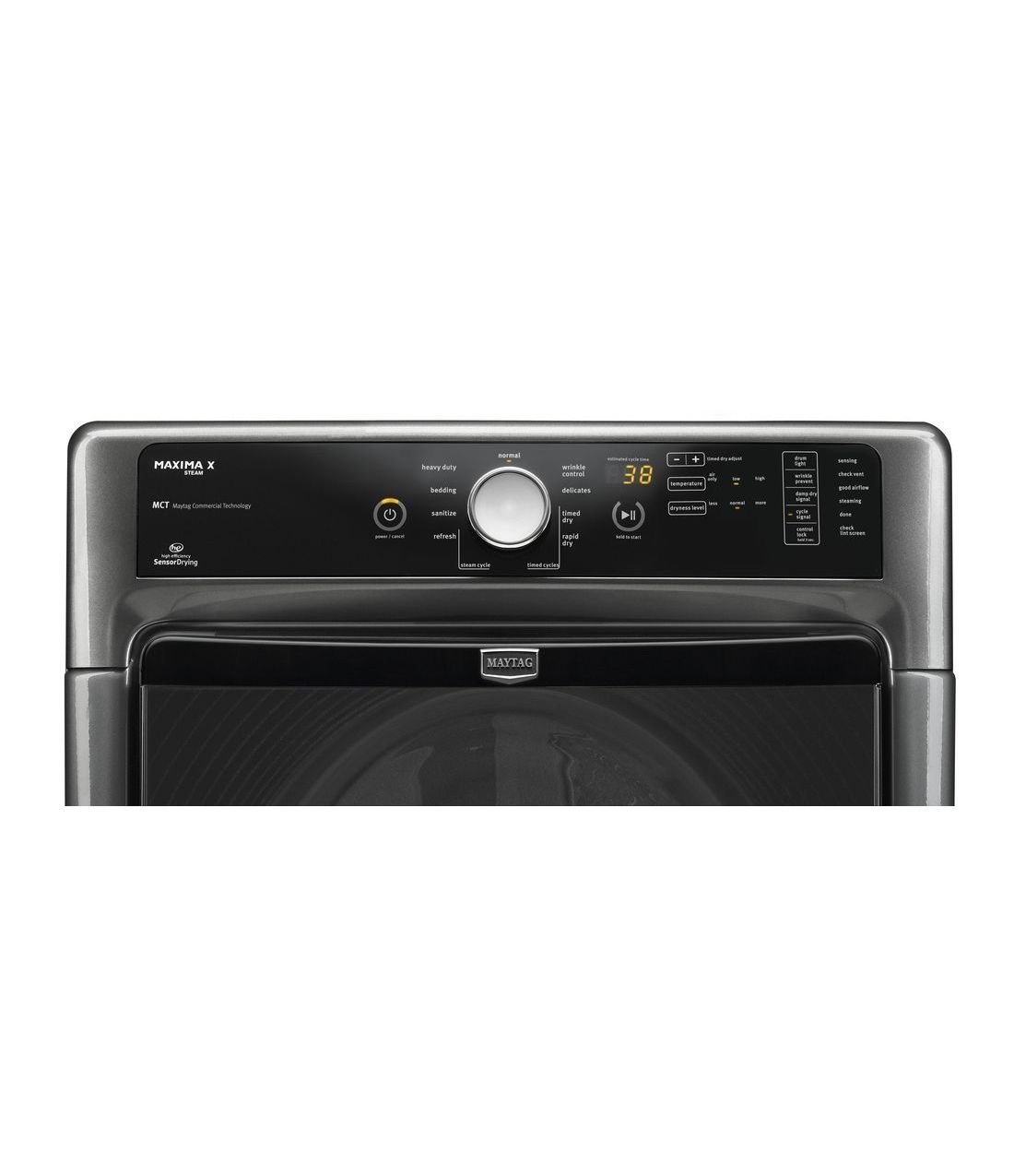 Maytag MGD4200BW Maxima X 7.4 Cu. Ft. White Stackable With Steam Cycle