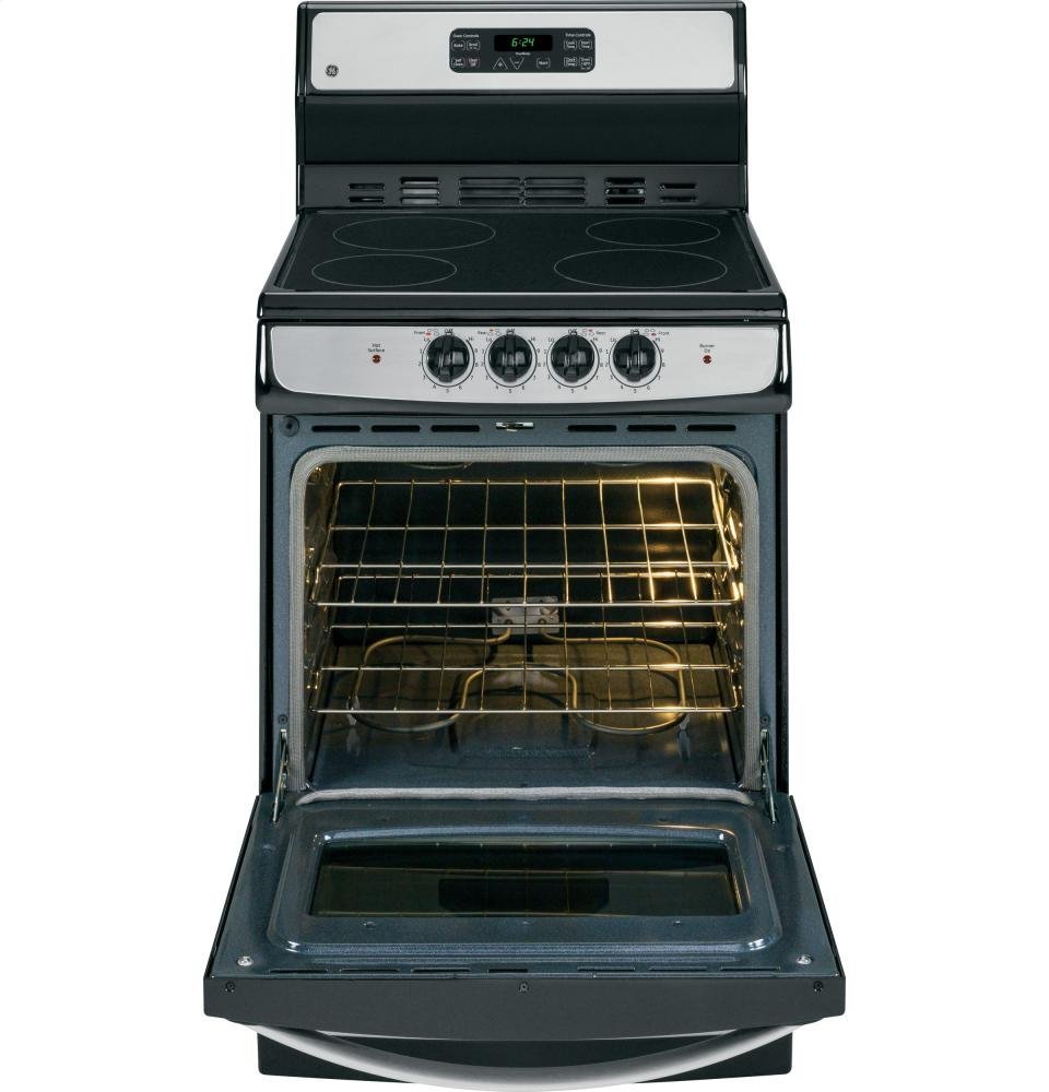 GE JA624RNSS 24" Stainless Steel Electric Smoothtop Range N2 free image