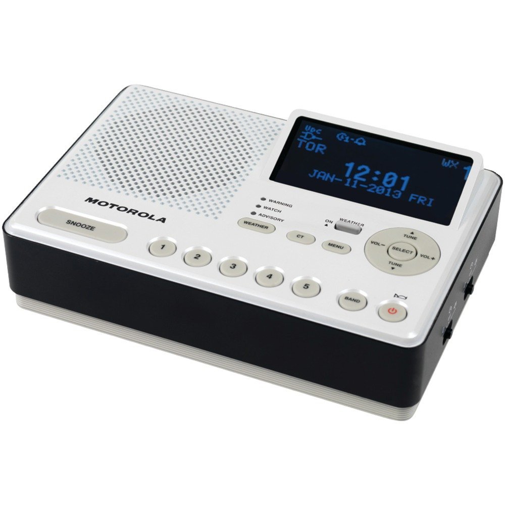 1 Desktop AM/FM Weather Radio, Weather radio with NOAA channels with