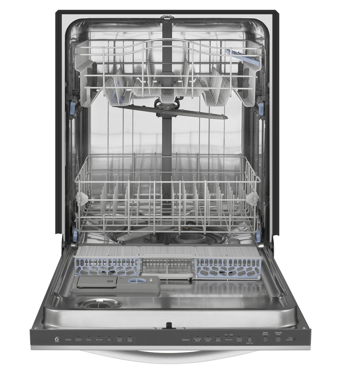 Whirlpool WDT790SAYW Gold 24" White Fully Integrated Dishwasher