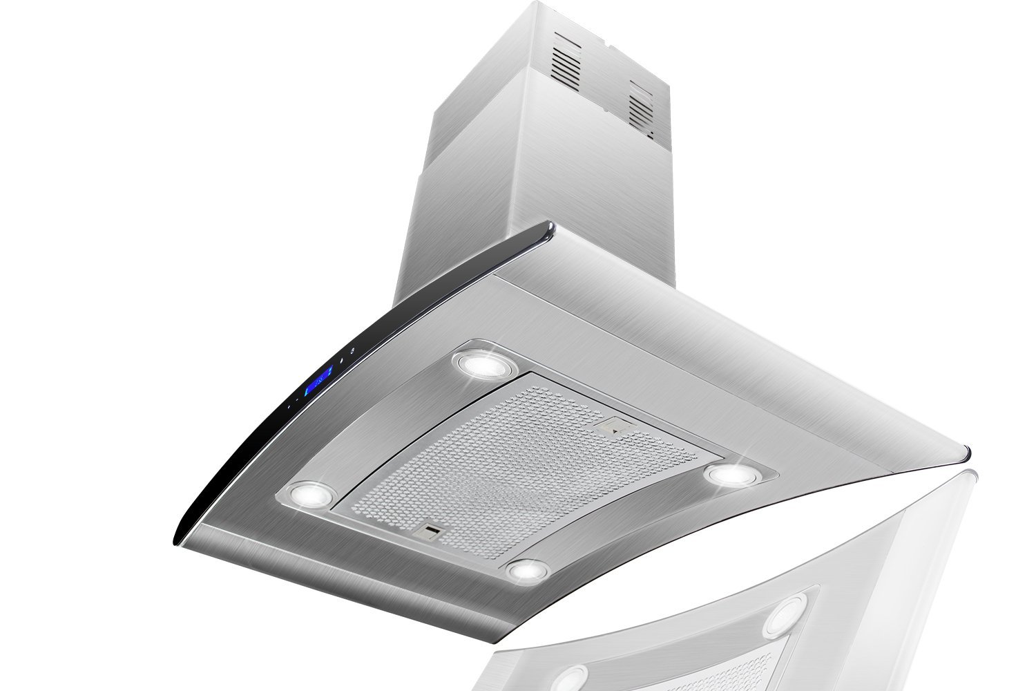 AKDY New 36" European Style Island Mount Stainless Steel Range Hood
