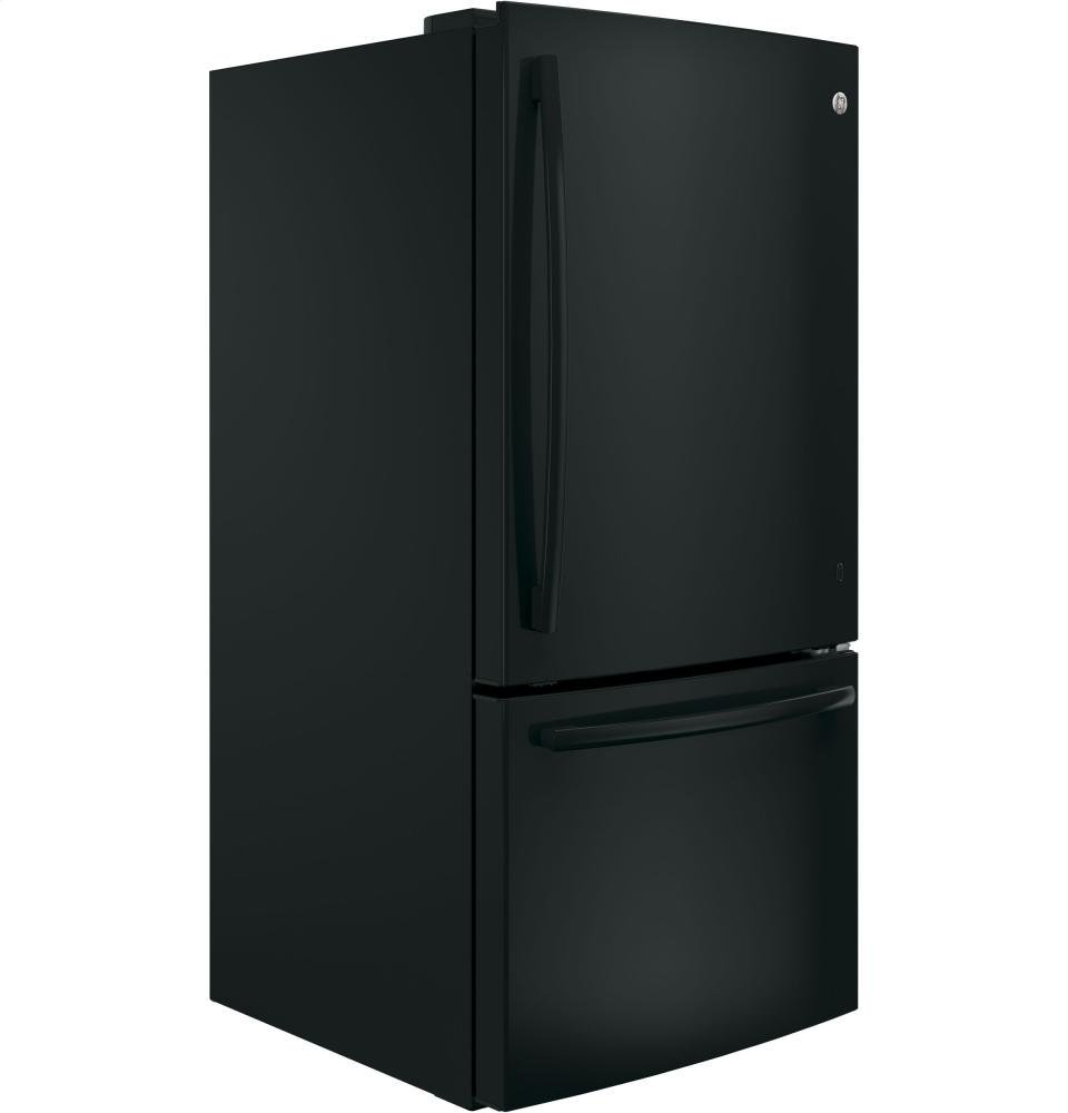 GE Black Bottom Freezer Refrigerator N7 free image download