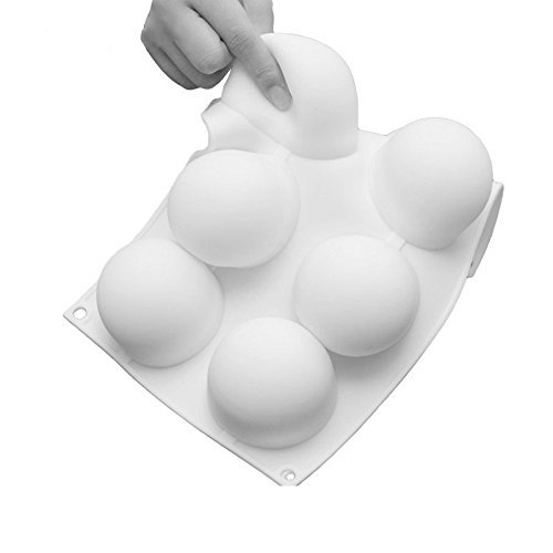 8Cavity Round Pillow Design Silicone Mousse Cake Mould Cake Mold