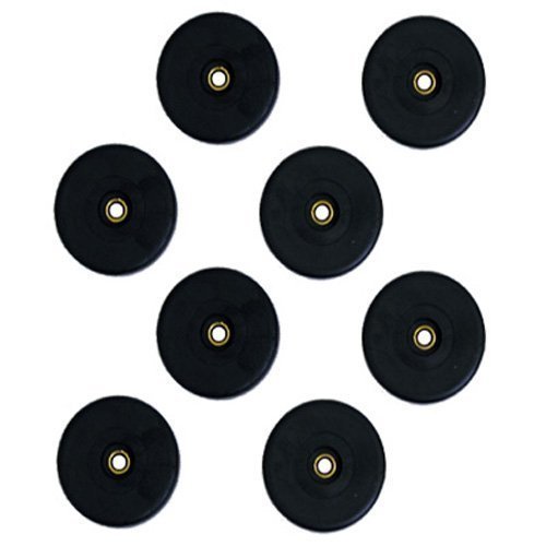 New Set of 8 Black Rubber Large Speaker DJ PA Feet F615 N2 free