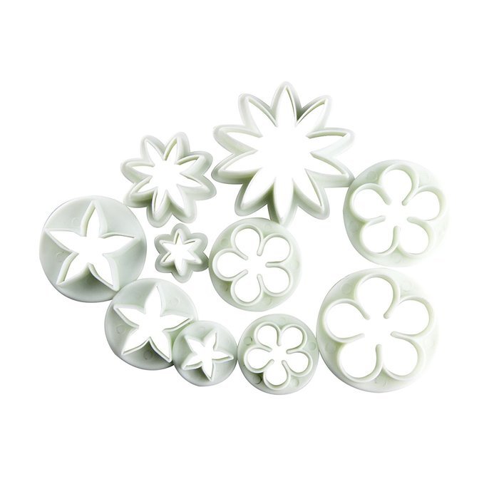 Autek Cake Tools 44pcs Flower Fondant Cake Sugarcraft Decorating Kit
