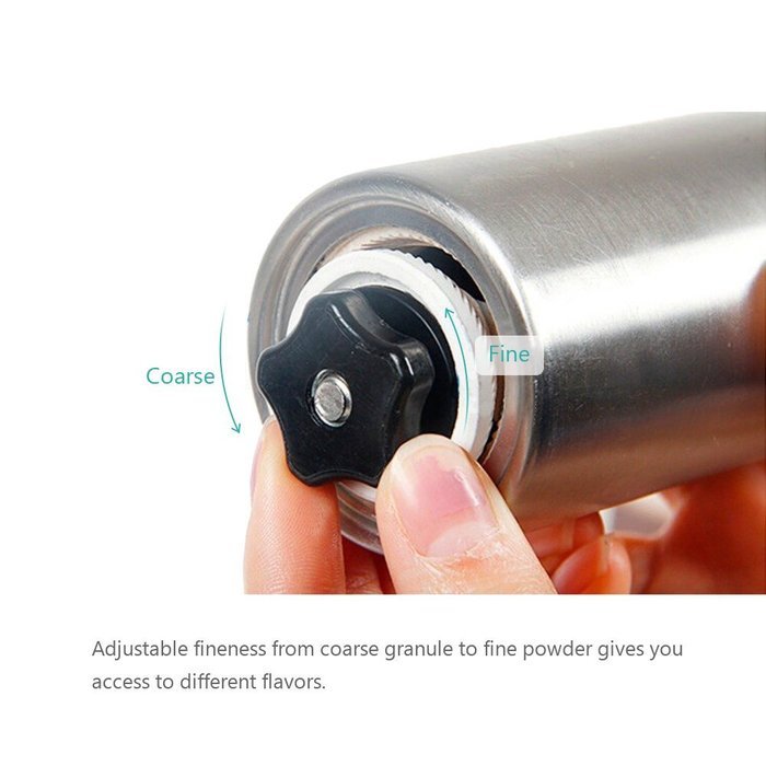 Oria Manual Coffee Grinder, Conical Ceramic Burr Coffee Bean Grinder