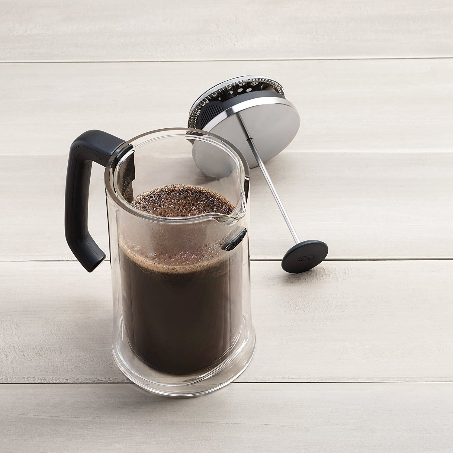 OXO Good Grips Impact Double Wall French Press, Clear N3 free image