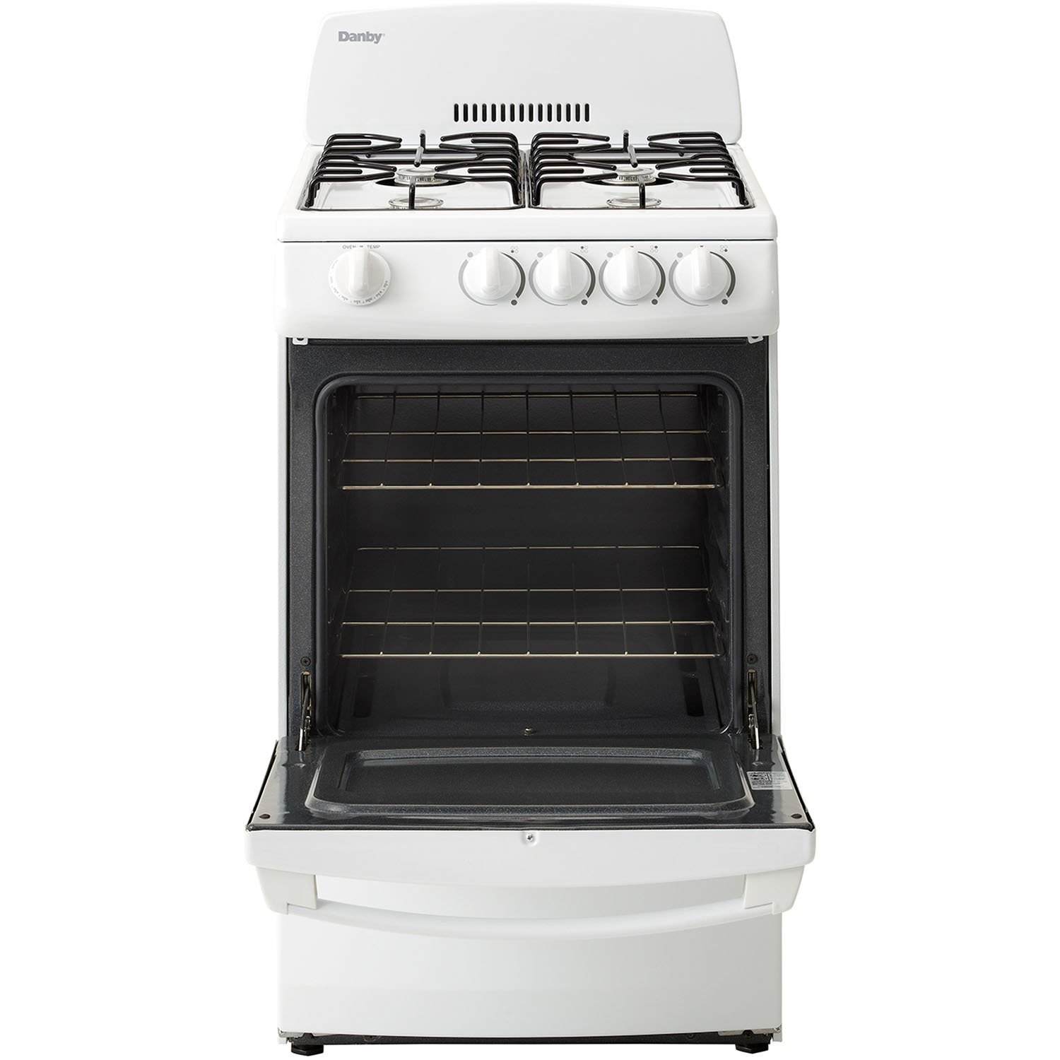 Danby DR200WGLP 20Inch Gas Range with 4 Burners, Electronic Ignition