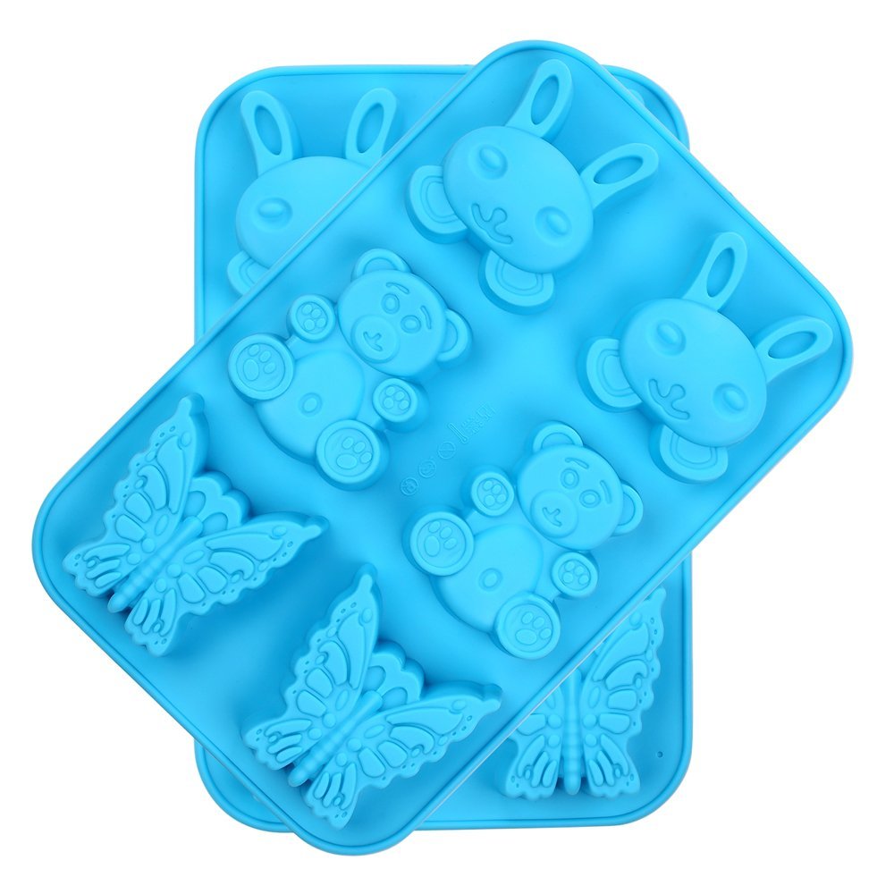 Crystallove Novelty Silicone Cake Mold Muffin Pudding Jelly Bakeware