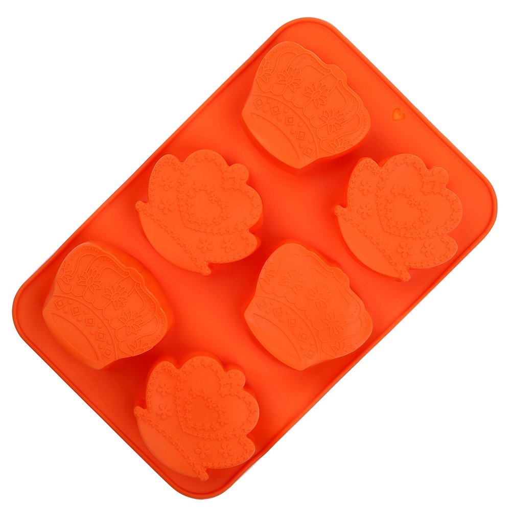 Crystallove Novelty Silicone Cake Mold Muffin Pudding Jelly Bakeware