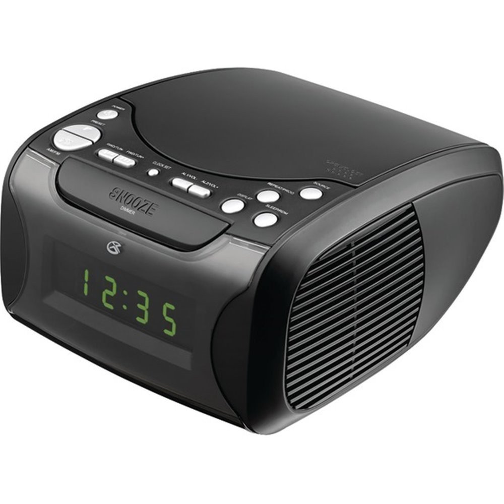 GPX CC314B Dual Alarm CD Clock Radio Black Consumer electronics free