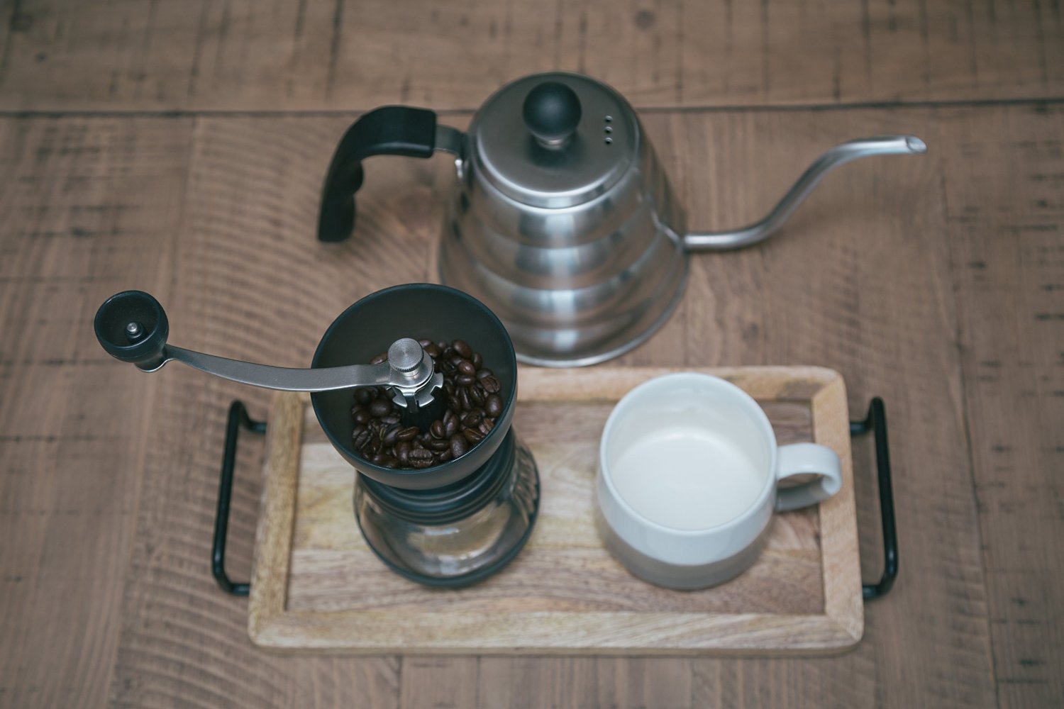 Freedi Large Capacity Manual Coffee Grinder French Press 100g For