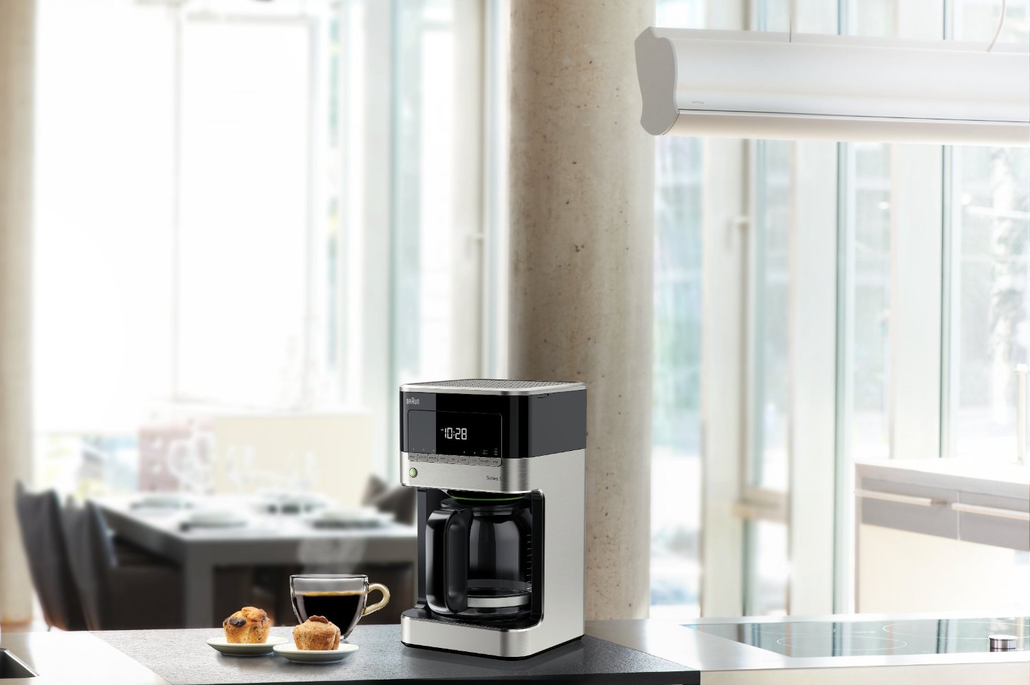 Braun KF7150BK Brew Sense Drip Coffee Maker, Black free image download