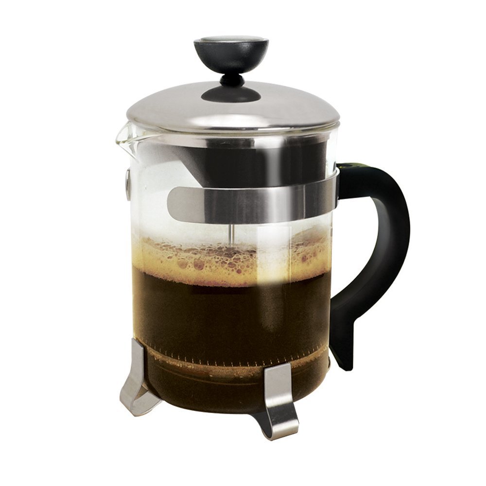 Primula 4Cup Classic Coffee Press Borosilicate Glass and Stainless