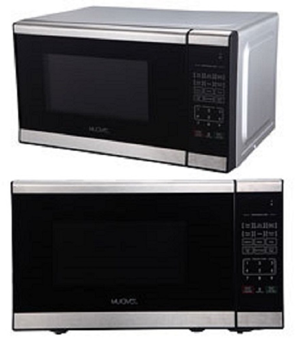 Muave' Compact Microwave Oven 0.7 Cu. Ft, 120v Stainless Steel, Ideally