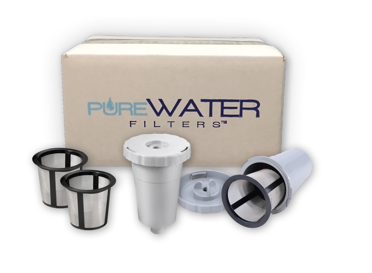 Keurig My Kcup 2 pack with 2 EXTRA Mesh Filters K10 K45 K55 K65 K75