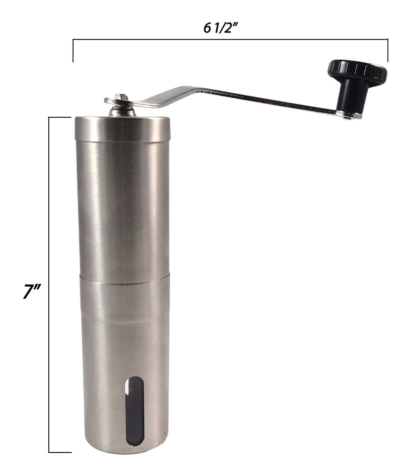 Turkish Ultra Fine Hand Coffee Grinder, Ceramic Grinder Burr Allows