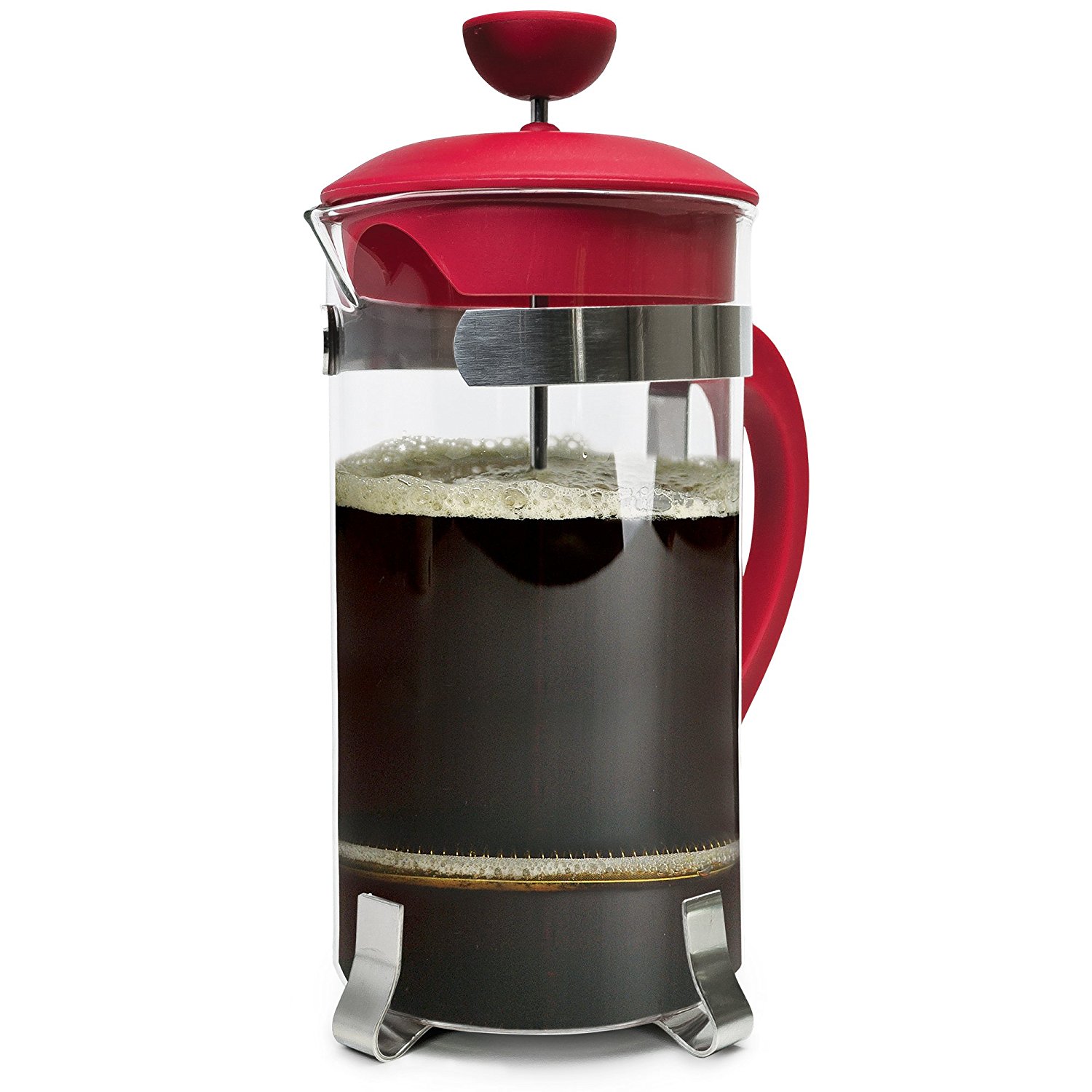 Primula 4Cup Classic Coffee Press Borosilicate Glass and Stainless