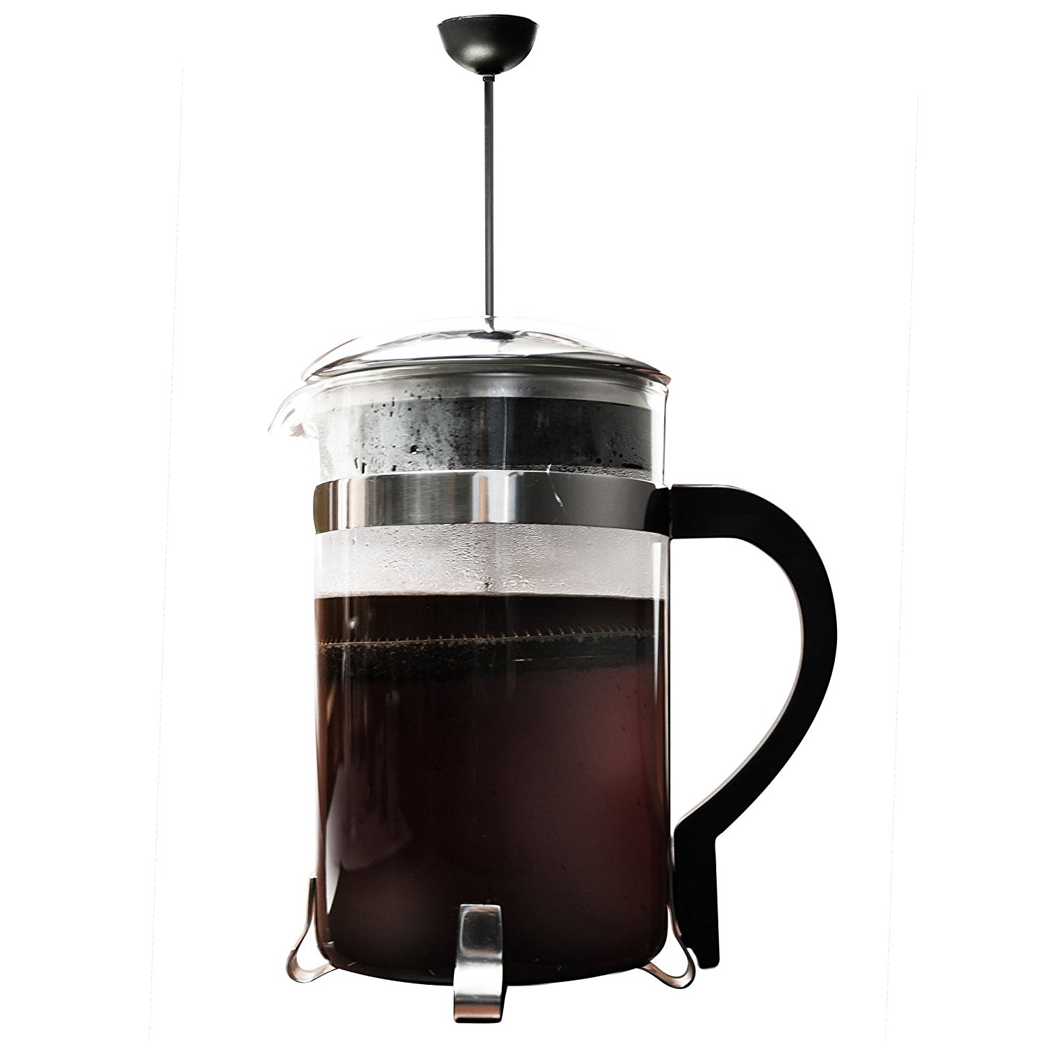 Primula 4Cup Classic Coffee Press Borosilicate Glass and Stainless
