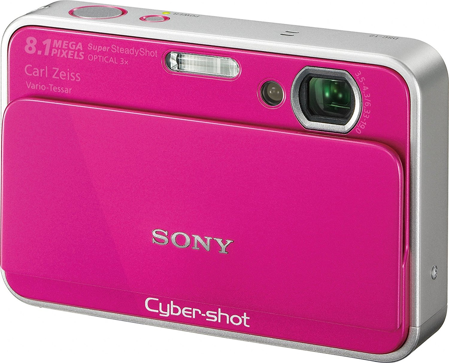 Sony Cybershot DSCT2 8MP Digital Camera with 3x Optical Zoom (Black