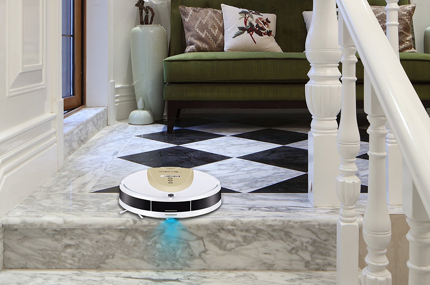 Amtidy A330 Mini Robot Vacuum Cleaner, Smart Amrobot Robotic Cleaner N7