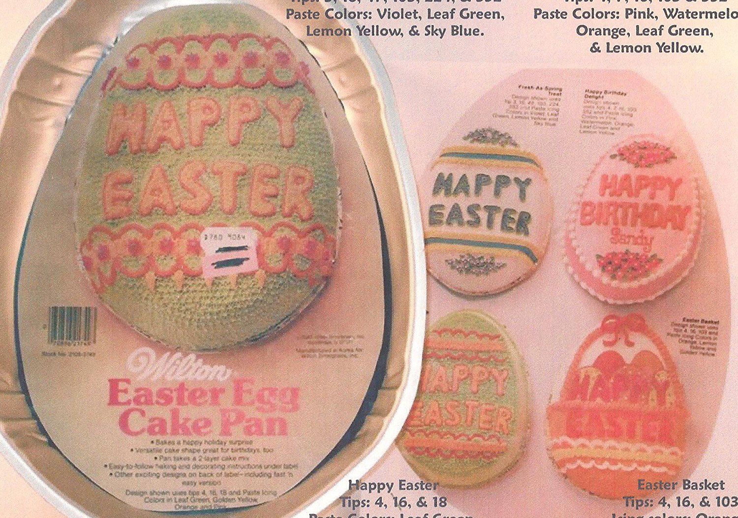 Wilton Easter Egg/Happy Easter Egg Cake Pan (5023495, 1983) free image
