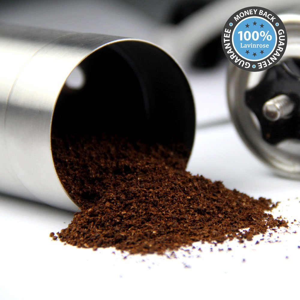 Lavinrose Manual Coffee Grinder for Pour Over, French Press, Espresso