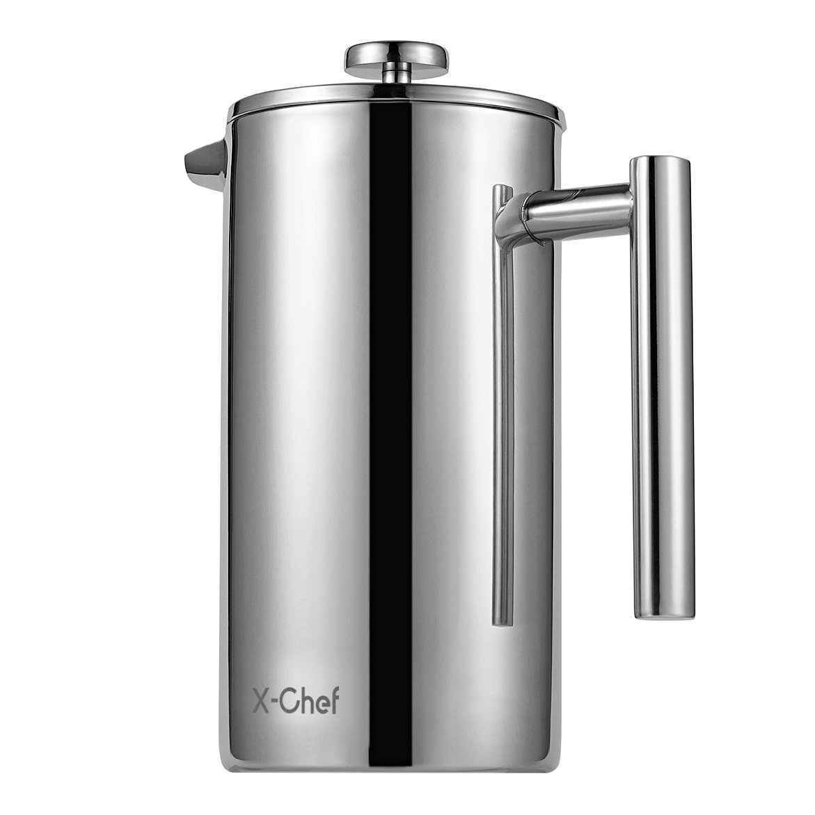 French Press, XChef Double Wall Stainless Steel Coffee Maker Camping