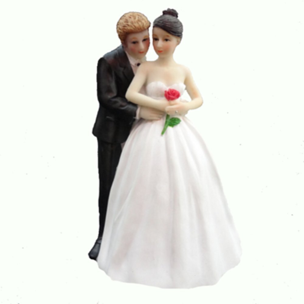Homanda® A Romantic Dip Dancing Bride and Groom Couple Figurine Wedding
